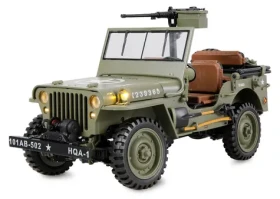 AMEWI RC auto Jeep Willy MB Scale Crawler zelená