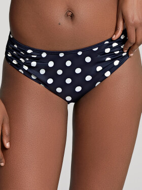 Spodný diel plaviek Swimwear Anya Riva Spot Gather Pánt navy/vanilla SW1456