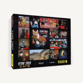 Chronicle Books Puzzle Star Trek mačky