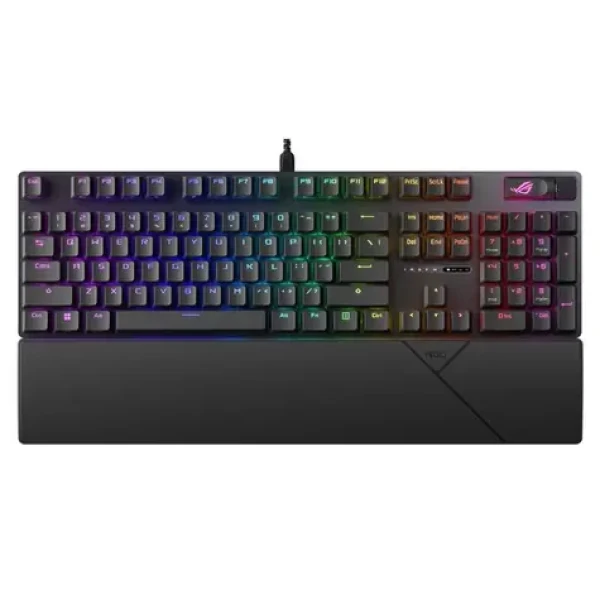 Asus ROG STRIX SCOPE II X čierna / herná klávesnica / mechanická / drôtová / spínače ROG NX Snow V2 / US (90MP03XF-BKUA20)