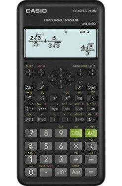 CASIO FX 350 ES PLUS 2E čierna / školská kalkulačka / dvanásťmiestna (FX 350ES PLUS 2E)