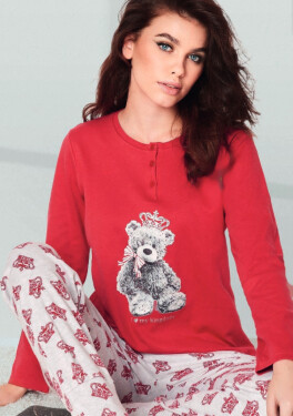 Dámske pyžamo Infiore 651479 XL Červená
