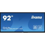 Iiyama iiyama TE9218UWI-B1AG signage display (91.5")