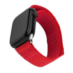 FIXED Nylonový remienok Nylon Sporty Strap pre Apple Watch 42/44/45mm červený (FIXNST2-434-RD)