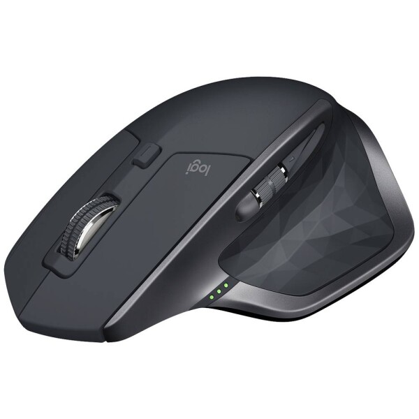 Logitech MX Master 2S čierna / bezdrôtová myš / Laserový senzor / 4000 DPI / 7 tlačidiel / Bluetooth / 2.4 GHz (910-005966)