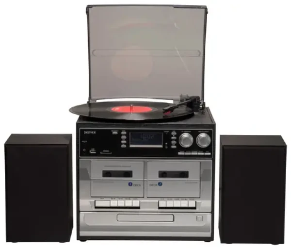 Denver MRD-166 / Hudobný minisystém / gramofón CD kazetový prehrávač / FM / DAB (dmrd166)