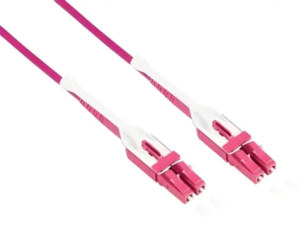 Good Connections LC-LC Uniboot fialová / Optický patch kabel / Duplex / OM4 / LSZH / 5 m (LW-U805LC4)