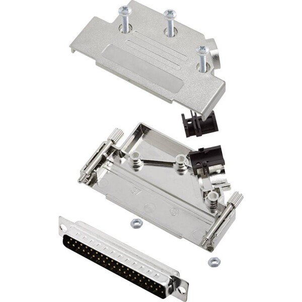 Encitech D45PK-M-37-DBP-K 6355-0009-04 sada D-SUB kolíkové lišty 45 ° Pólov: 37 spájkovaný 1 sada; 6355-0009-04