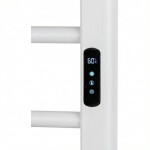 CERANO - Elektrický sušiak uterákov Ramus, s displejom - 160W - biela matná - 1400x30 mm CER-683551