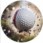 Jedlý papier golfová loptička 19,5 cm - Pictu Hap