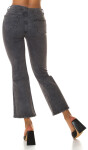 Trendy Highwaist flared Jeans black