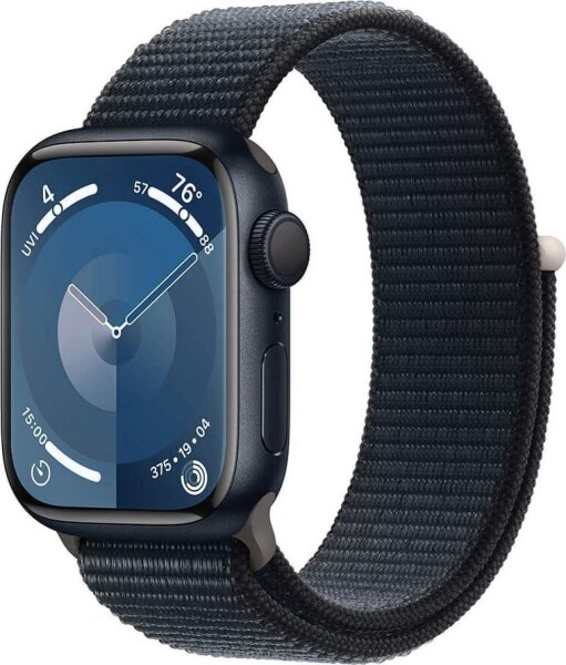 Apple Watch 9 GPS + Cellular 41mm Midnight Alu Sport Loop Modrý (MRHU3QP/A)