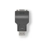 Nedis Adaptér DisplayPort (M) - VGA zásuvka čierna / poniklovaný (CCGB37935BK)