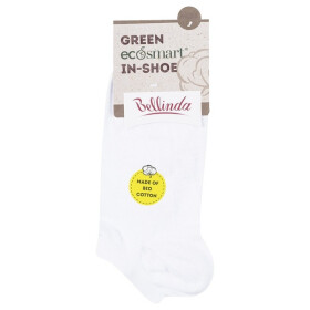 Krátké ponožky bio bavlny GREEN model 15435811 INSHOE SOCKS bílá Bellinda Velikost: