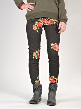 Element STICKER Floral značkové dámske džínsy