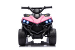 Mamido Mamido Detská elektrická štvorkolka Storm 2x25W ružová
