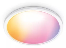 WiZ SuperSlim biela / Prisadené LED svietidlo / 22W / 2600lm / 2700-6500K / RGB / IP20 / 42cm (SKL000437751)