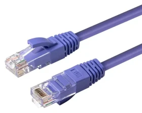 MicroConnect CAT6a U/UTP 0.5m purpurová / LSZH (MC-UTP6A005P)