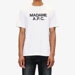 Tričko A.P.C. Madame T-Shirt UNISEX White XL