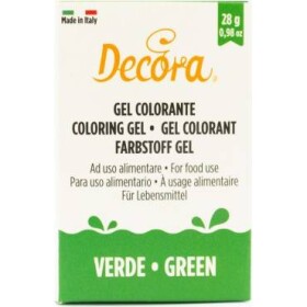 Gélová farba zelená 28 g - Decora - Decora