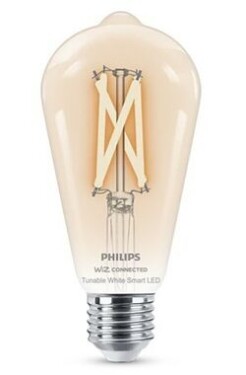 Philips SMART filament ST64 E27 7W / múdra LED žiarovka / 806 lm / 2700 - 6500 k / stmievateľná (929003018621)