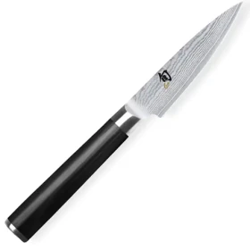 KAI Shun Classic DM-0700 / Nôž na zeleninu / 9 cm / Oceľ VG-MAX / Damask 32 vrstiev / Rukoväť pakkawood (DM-0700)