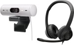 Logitech Brio 500 Off White (960-001428) + H390 (981-000406)