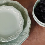 Chic Antique Dezertný tanier Provence Verte Ø 19 cm