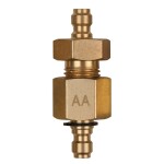 KS Tools 150.2347 Dvojitý adaptérový kus M14x1,5 vnútorný a vonkajší závit a 3/8" hadicová prípojka; 150.2347
