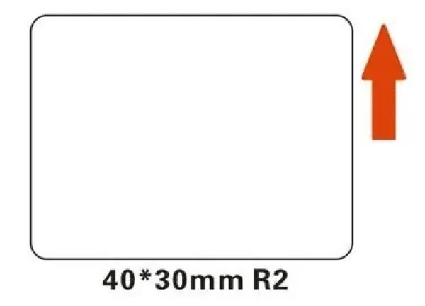 Niimbot štítky R 40x30 mm pre B21 amp; B21S amp; B1 amp; B3S biela / 230ks (A2A88608401)