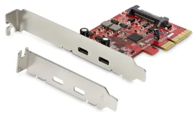 StarTech PCIe karta 2x USB-C / Radič USB / PCIe Gen 3 x4 / USB 3.2 Gen 2 10 Gb/s / ASMedia ASM3142 (PEXUSB312C3)
