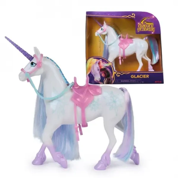 Spin Master Unicorn Academy Česací jednorožec 24 cm Glacier