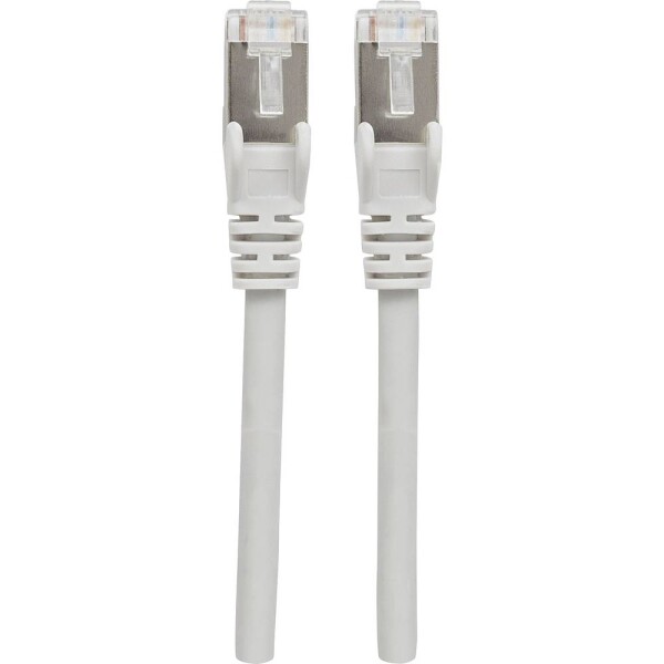 Intellinet 737067 RJ45 sieťové káble, prepojovacie káble CAT 6A S/FTP 20.00 m sivá fóliové tienenie, tienenie pletivom, bez halogénov 1 ks; 737067