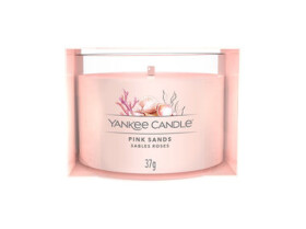 Yankee Candle Pink Sands 37g - Plnená votívna sviečka v skle / doba horenia: až 10h (5038581130439)