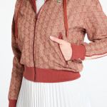 Mikina LACOSTE Jacquard Sweatshirt Iberis/ Latte M