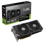 Asus Dual GeForce RTX 4070 SUPER 12GB / 1980 - 2505 MHz / 12GB GDDR6x / 192-bit / 1x HDMI + 3x DP / (16) (90YV0K83-M0NA00)