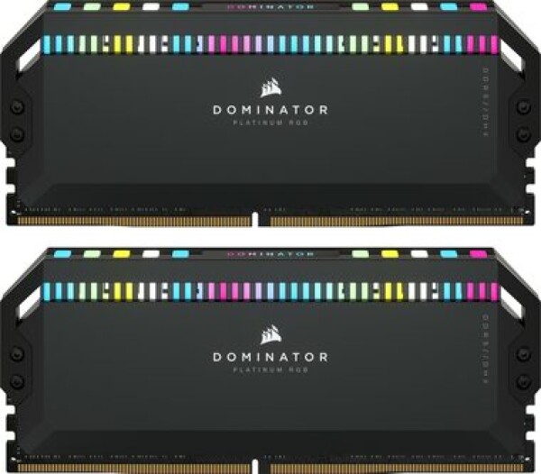 Corsair Dominator Platinum RGB 64GB (2x32GB) 5200MHz čierna / DDR5 / PC5-41600 / CL40-40-40-77 / 1.25V / on-die ECC (CMT64GX5M2B5200C40)