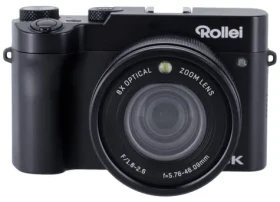 Rollei Powerflex X8 Dual Lens čierna / 8 Mpix / 8x zoom / 3.6" LCD / 5K video (11216)