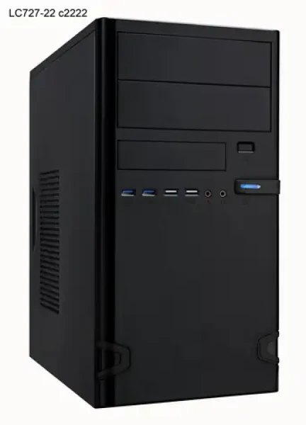 Linkworld 7271-22 / Skriňa / Micro-ATX / USB 3.0 / oceľová konštrukcia (7271-22)