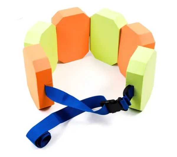 RULYT Plavecký pás EVA zeleno-oranžový / Plavecký pás / 6 dielikov / do 30 kg