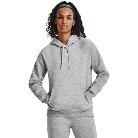 Mikina Under Armour Rival Fleece Hoodie Mod Gray Light Heather/ White XL