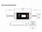 Mamido Inteligentná nabíjačka gélových a olovených batérií 12V / 24V