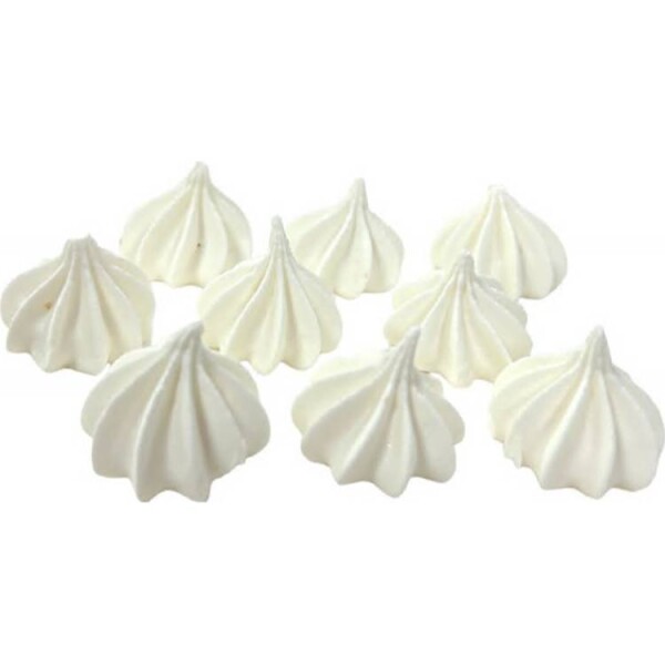 Mini pusinky biele 9 ks - I LOVE CAKES