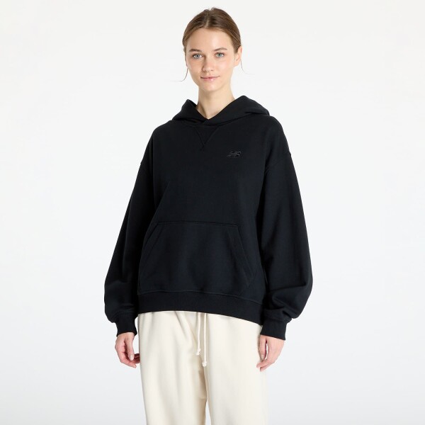 Mikina New Balance Athletics French Terry Hoodie Black Bk M