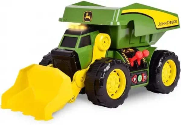 John Deere Kids - Sklápač a nakladač 2v1 so svetlami a zvukmi