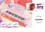 Mamido Mamido Detský elektrický keyboard 37 kláves ružový
