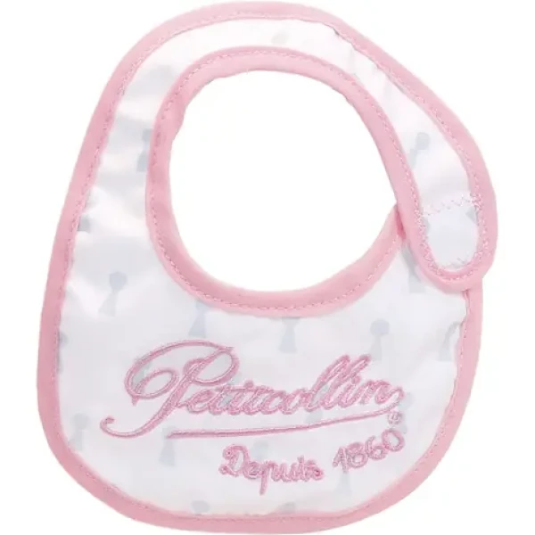 Petitcollin Sada 2 ks podbradníkov a 2 ks plienok pre bábiky 36-40 cm