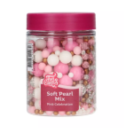 Cukrové zdobenie perly- ružová oslava 80 g - FunCakes - FunCakes