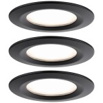 Paulmann 93081 Set Nova Plus LED vstavané svetlo LED 18 W čierna; 93081