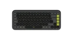 Logitech POP ICON Keys grafitová - DE / Bezdrôtová klávesnica / 2,4 GHz / Bluetooth / DE layout (920-013059)